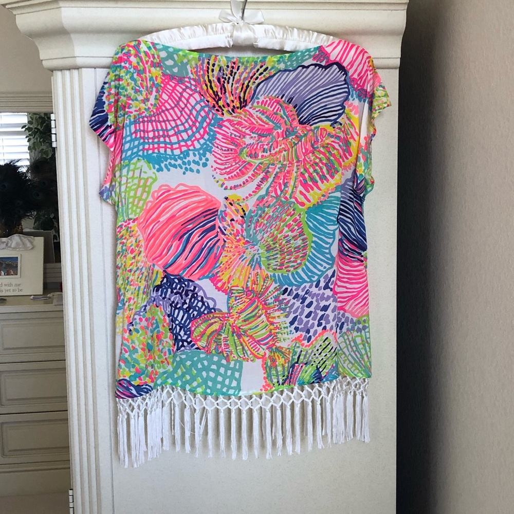EUC Lilly Pulitzer Caftan Top XS/S - Picture 2 of 4